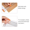 thumbnail image 3 of Amdohai JIELISI Mini A5 Paper Trimmer Cutter Desktop Paper Cutting Machine with Security Cutter Head Auxiliary, 3 of 8