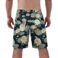 thumbnail image 3 of NICKSUN Men's Swim Trunks, Cute Print Quick Dry Summer Board Beach Shorts with Mesh Lining and Pockets, 3 of 6