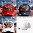 thumbnail image 6 of Eagle & Liberty & Cross, United States 250th Anniversary Hat – Adjustable Patriotic Baseball Cap for Men & Women, 6 of 10
