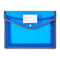 thumbnail image 2 of Plastic Expandable File Organizer Folder(No Divider) Transparent Document Holder Storage for Receipt/Paper/Bill//Letter Easy to Label Writing Supplies School Stationery Craft Supplies Easy to Use, 2 of 9