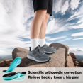 thumbnail image 6 of Men's Orthopedic Waterproof Trail Running Shoes: Comfortable Arch Support Cross Training Athletic Sneakers, Orthotic Hiking Tennis Walking Sports Shoes, 6 of 9