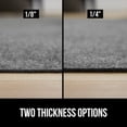 thumbnail image 4 of Felt and Natural Rubber Stay in Place Slip Resistant Rug Pad, 1/8in Thick, 5x7 FT Protective Padding Under Area Rugs, Cushioned Gripper Pads, Carpet Runners, Hardwood Floors Protection, 4 of 7