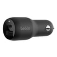 thumbnail image 4 of Belkin BoostCharge Dual Car Charger - Car power adapter - 37 Watt - PD 3.0 - 2 output connectors (USB, USB-C), 4 of 4