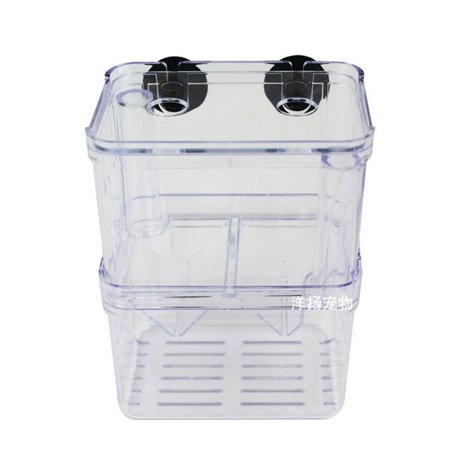 Acrylic Multifunctional Fish Isolation Fish Reproduction For Baby Fishes Guppy With Suction Cup Incubator Breeding Box Hatchery Aquarium Accessories S