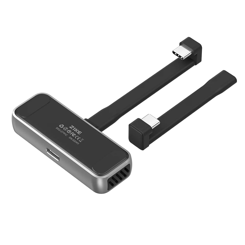 Magnetic USB-C External SSD – 10Gbps High-Speed Storage, PD3.0 27W Charging, and 4K ProRes Video Support for iPhone 16/15 Pro Max ZIKE Z791C