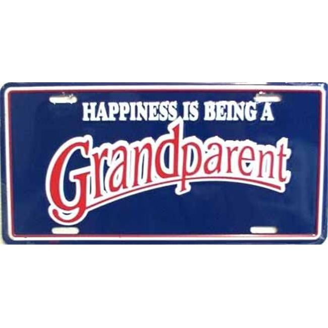 LP 268 Happiness is Being a Grandparent License Plate 18754