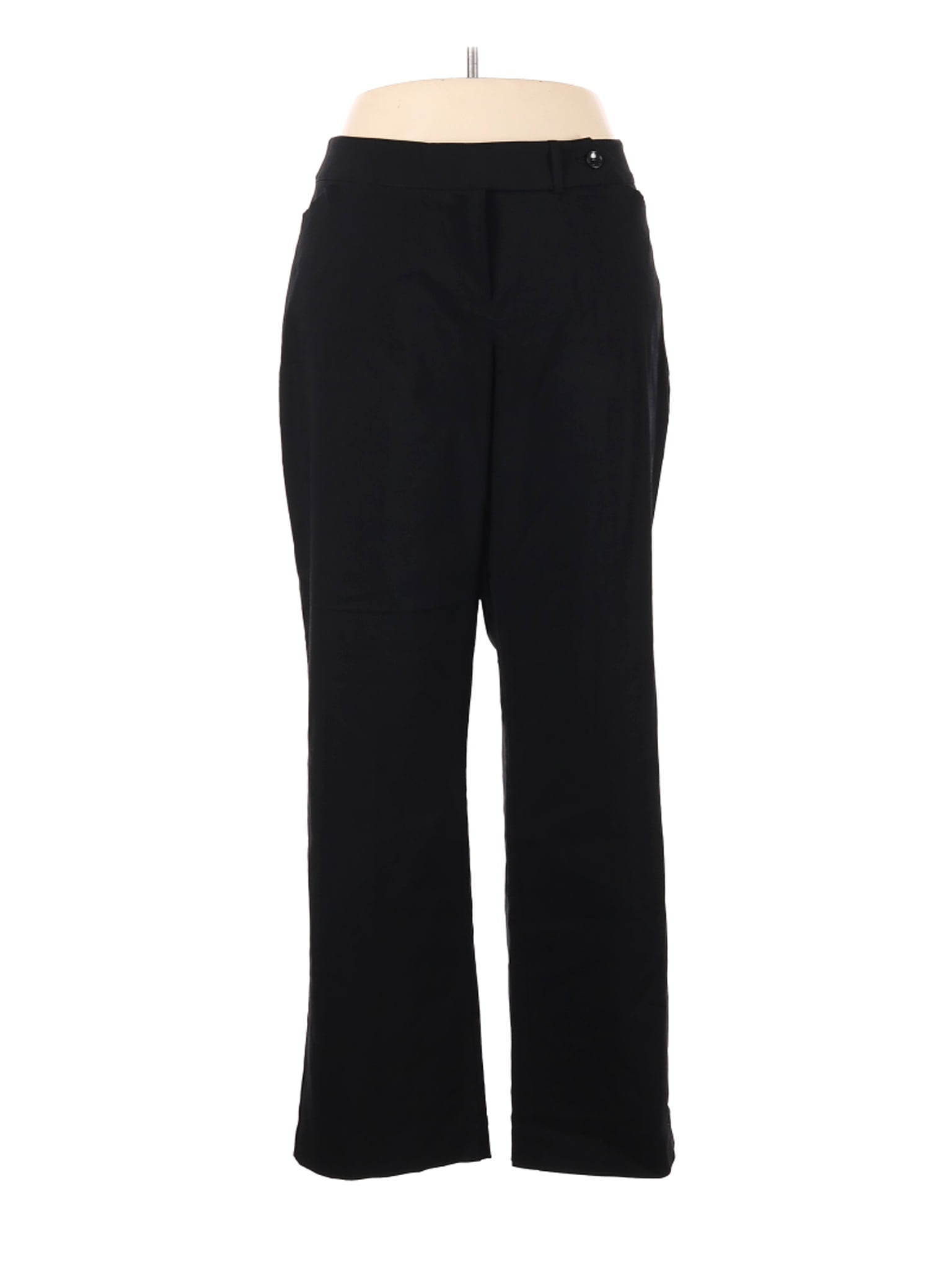 black evening trousers size 16