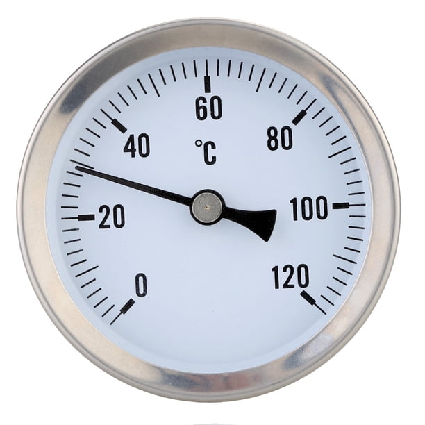 Medidor de Pinza Temperatura de Termómetro Bimetálico con Primavera Sunnimix Termómetro de esfera