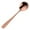 Rose Gold, variant on Bouillon Spoon Round Soup Spoons, Stainless Steel Finished Table Dinner Spoons for Home Kitchen Party (Black)