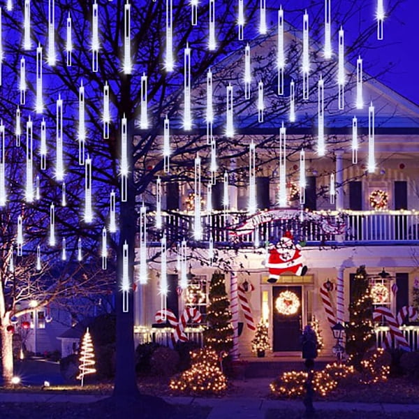 Lumières de Noël Extérieures Arbre Neige LED Glaçons Goutte à Goutte