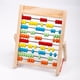 thumbnail image 2 of Juguete de aprendizaje de matemáticas preescolar, ábaco de marco de madera de 10 filas con cuentas multicolores, palitos de conteo, tarjetas de números y alfabeto, 2 of 5