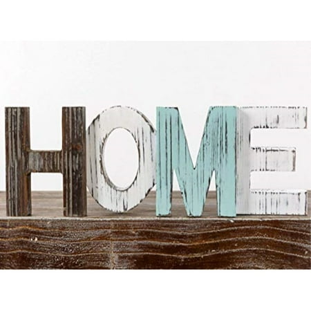 Timeyard Wooden Home Sign Decorative Cutout Wood Words