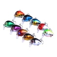 thumbnail image 3 of 10 señuelos de pesca Minnow, cebos duros, suministros de pesca, swimbaits con anzuelo, crankbaits para lucioperca, lubina, agua salada y dulce, 3 of 8