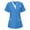 #01Dark Blue, variant on Housekeeping Uniforms - Women's Lightweight Stretchy Scrubs for Cleaning Jobs Red M