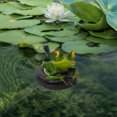 thumbnail image 6 of CARRFA Floating Resin Frog Figurine Pond Decor, Water Floating Frog Ornament, Animal Gardening Gifts for Home Yard Garden Pond Decoration, 6 of 10