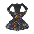 thumbnail image 3 of Kdxio Flowers And Birds Print No Pull Dog Harness Adjustable Reflective Oxford Easy Control Medium Large Dog Harness for Training and Everyday-X-Large, 3 of 8