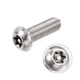 thumbnail image 3 of Unique Bargains M8x25mm Torx Sécurité Machine Vis 304 Acier Inoxydable 10Pack, 3 of 5