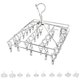 thumbnail image 4 of Estante de secado cuadrado redondo GeweYeeli JJ19167-01, 4 of 7