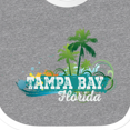 thumbnail image 4 of Inktastic Tampa Bay Florida Beach Trip Boys or Girls Baby Bib, 4 of 4