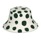 thumbnail image 1 of Balery Abstract Green Polka Dot Sombreros para el sol para hombre y mujer, sombrero de pescador con UPF 50+, 1 of 6