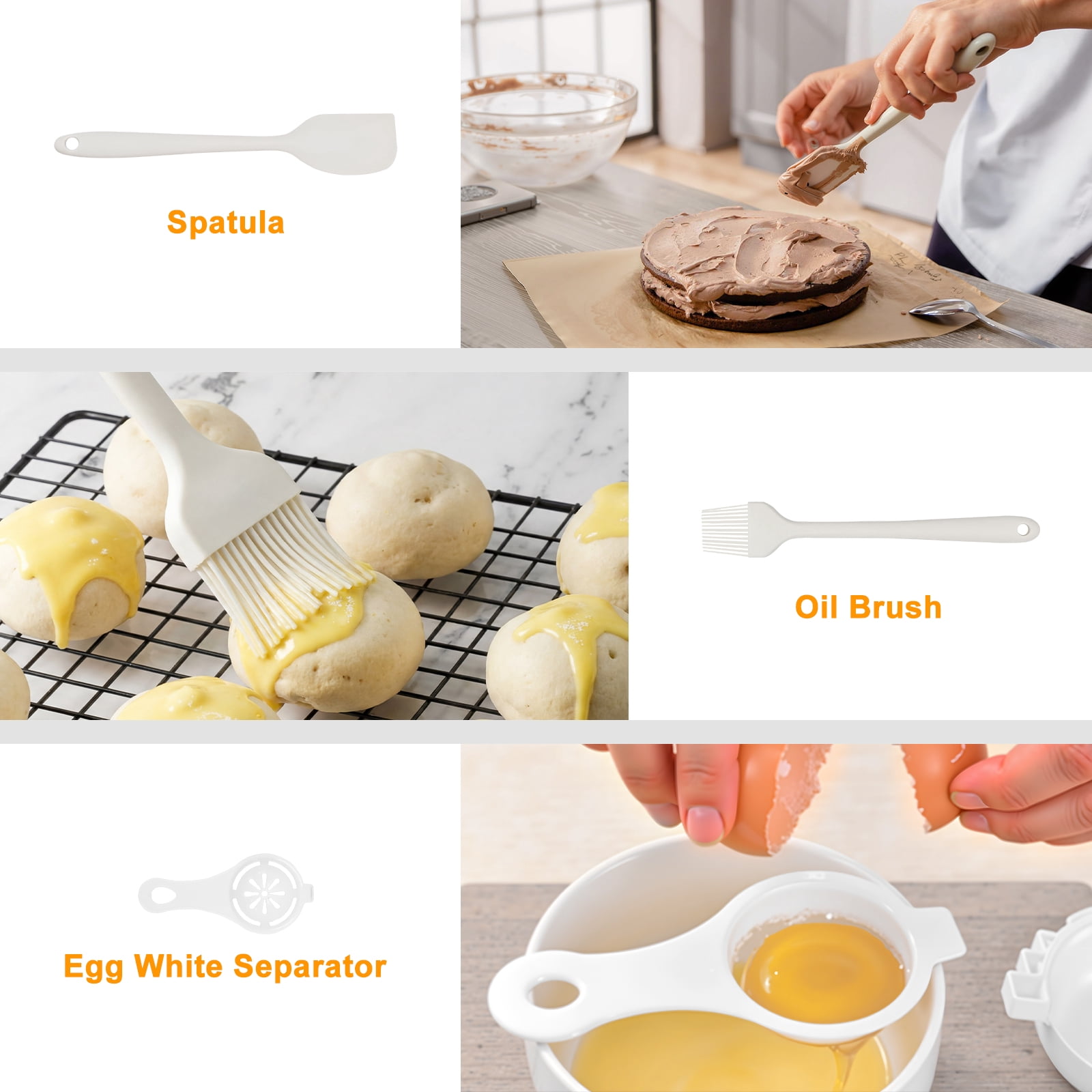 VAVSEA Electric Hand Mixer with 32 Attachments, Includes 2 Whisk, 2 Dough Hooks, 2 Beater, Cake Decorating, 500W Handheld Mixer for kitchen, Baking, Blending, Purple