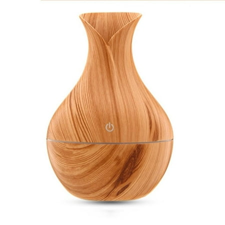 

USB Wood Grain Essential Oil Diffuser Ultrasonic Humidifier Household Aroma Diffuser Aromatherapy Mist Maker With LED|Humidifiers