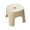 Beige #2, variant on Plastic Mini Stool | Thickened & Sturdy Step Stool for Bathroom, Living Room & Shoe Changing | Lightweight & Easy to Clean | 1-Pack