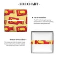 thumbnail image 5 of Gaeub Hot Chili Print Leather Tissue Box Cover Square,Tissue Holder,Leather Paper Case,PU Leather Tissue Box Holder Decorative for Bathroom, Home Office Decor, 5 of 7