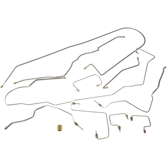Dorman 919-044 Stainless Steel Preformed Brake Line for Specific Jeep Models (OE FIX)