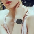 thumbnail image 3 of Compatible avec Fitbit Versa 3 Bracelets/Fitbit Versa Sense Bracelets, Bracelets en Maille en Acier Inoxydable avec Verrou Magnétique Ajustable pour Femmes Hommes, 3 of 6
