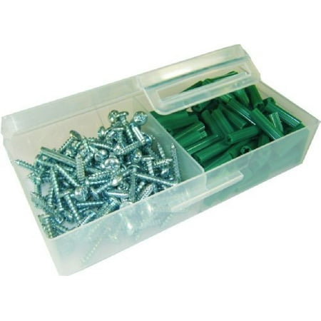 

L.H. Dottie K6D Anchor Kit 10 by 1-Inch Length Screw 222 Anchor Green