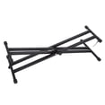thumbnail image 1 of Support de Clavier, Support de Clavier Portable Style X à Double Armature Support de Musique Hauteur Réglable avec Pieds en Caoutchouc pour Artistes de Clavier, 1 of 7