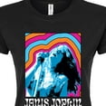 thumbnail image 3 of Janis Joplin - Janis Retro Color Waves - Juniors Fitted Graphic T-Shirt, 3 of 5