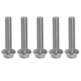 thumbnail image 3 of 20 piezas Pernos de tornillo M10x1.5 Perno de cabeza hexagonal con brida de acero inoxidable A2‑70 con junta DIN6921M10x50, 3 of 9