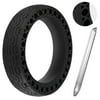 Scooter Tire with 1 Tire Lever Flat Free Tire Solid Tire Replacement Tyre