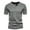 Light Gray, variant on LYEAA Mens T Shirts Casual Short Sleeves Three Buttons Crew Neck Fitted Summer Pullover T-shirts Solid Soft Comfortable Breathable Men's Tops Black L