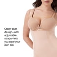 thumbnail image 4 of Body Leotardo SPANX OnCore con busto abierto a la mitad del muslo, color nude XS, 4 of 6