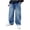 Light Blue, variant on Teen Boys Jeans Size 16-18 Children's Solid Color Leisure Sports Fleece-Lined Warmth Wide Leg Pants Full Length Pants Pants