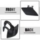 thumbnail image 5 of Tapa de la boquilla del limpiaparabrisas del parachoques delantero para Mercedes-Benz E-CLASS W207, paquete de 2, color negro, 5 of 7