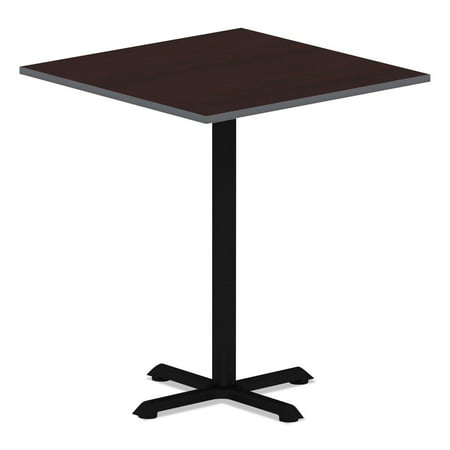 Alera Reversible Laminate Table Top Square 35 3/8w x 35 3/8d Medium Cherry/Mahogany -ALETTSQ36CM