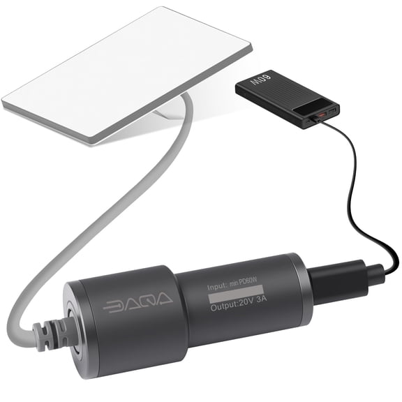 DAQA Starlink Mini Cable Adapter, USB C to DC Adapter for Starlink Mini, PD 60W Input Output 60W, Portable Waterproof Power Converter, Compatible with 100M Original Cable