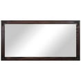 thumbnail image 2 of Rayne Ozark Hardwood Red Oak Mirror Wall Mirror 70"x33" Leaning Floor Mirror Black Cherry With Decorative Corner Brackets, 2 of 4