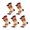 Basketball, variant on 5 Pair Long Compressions Sock Cotton Texture for Football Player Offering and Wicking Technology