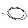 thumbnail image 3 of Mala Beads Multilayer Stretch Bracelet and Necklace, Black Obsidian Tiger Eye Buddhist Prayer Beads, Versatile, Unique Gift, 3 of 4