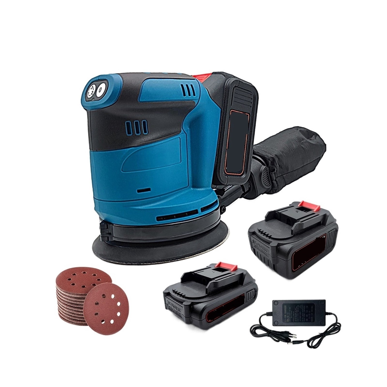 3-Speed 125mm Electric Sander Random Orbital Motor Wood Grinder Polishing Grinding Polisher Sanding Machine ,Low Vibration