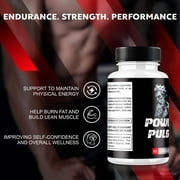Power Pulse XXL Capsules, Dietary Supplement for Overall Health, Complete Daily Formula for Peak Performance, Advanced Formula Pills, PowerPulse XXL Reviews (60 Capsules)