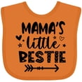 thumbnail image 3 of Inktastic Mama's Little Bestie with Arrow and Hearts Boys or Girls Baby Bib, 3 of 4
