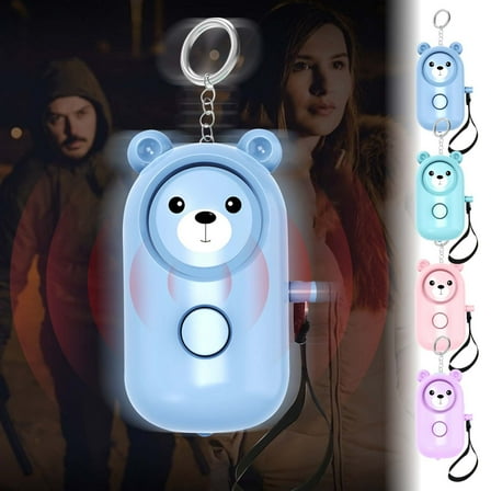 Viflosae Personal Alarm Keychain For Women, Men, Kids, Children, & Elderly, 130dB Self Alarm With LED Light Electronics Gadgets Items
