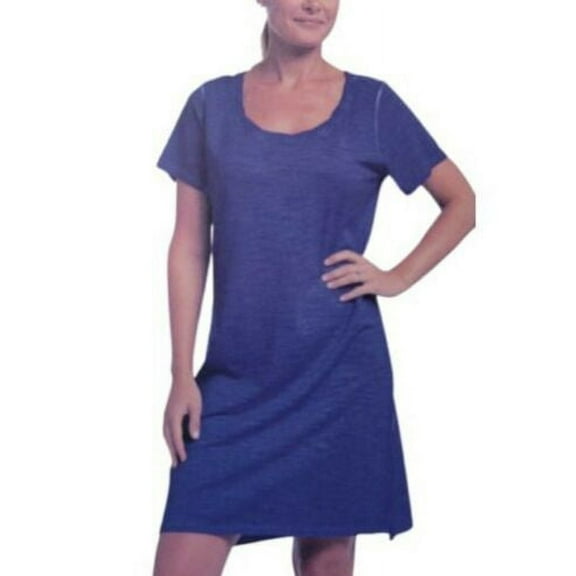 Cypress Club Women's Sunwashed T-Shirt Dress (Sargasso Sea,M)