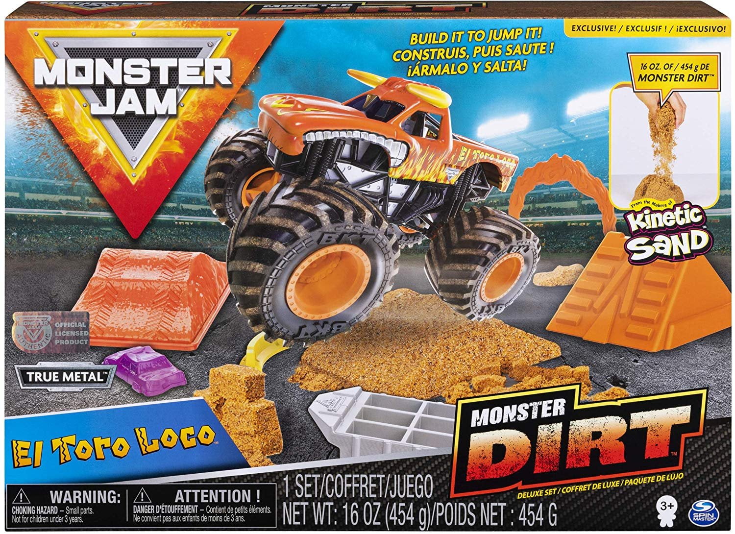 monster jam el toro loco playset